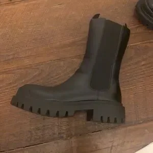 PrettyLittleThing Shoes Pretty Little Thing Black Rubber Toe